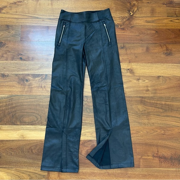 ATHLETA Delancey Gleam Straight Leg Pant Small in Black - Picture 1 of 12
